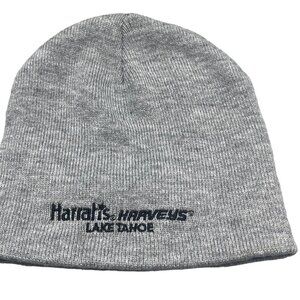 Harratis Harveys lake tahoe beanie Acrylic grey black one size READ